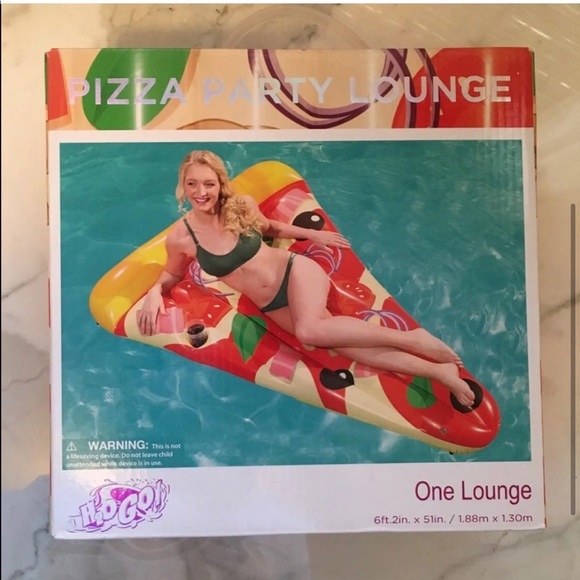 Pizza Pool Float with Cup Holder - Picture 3 of 7